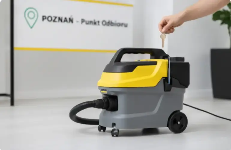 Odbierz w Poznaniu - wynajem odkurzacza Kärcher Puzzi w Poznaniu.